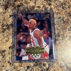 Fleer ‘95-‘96 Dennis Rodman #210 Basketball Trading Card Item #ME1797
